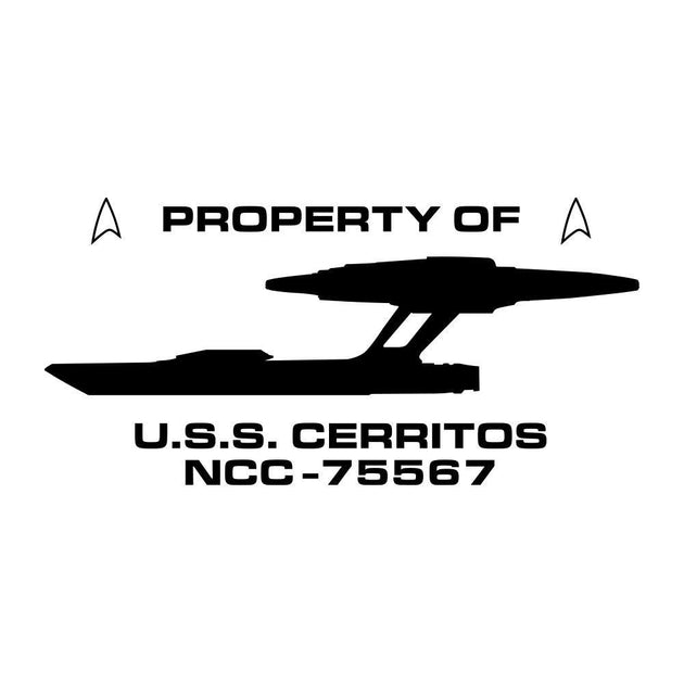 Star Trek: The Next Generation Property Of U.S.S. Enterprise White Mug