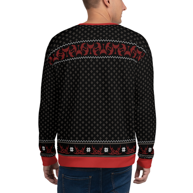 Star Trek Klingonische Weihnachten Sweatshirt für Erwachsene mit All-Over-Druck