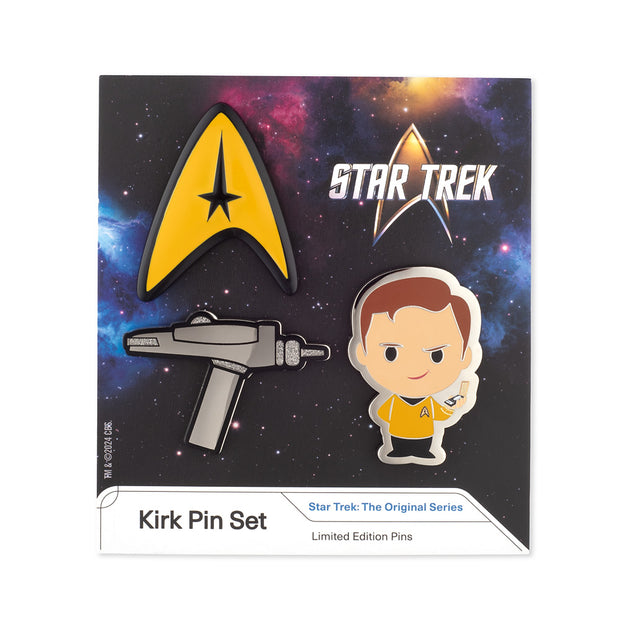 Star Trek: The Original Series Captain Kirk Pin Set