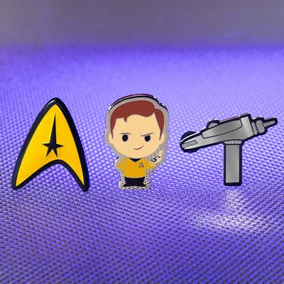 Star Trek: The Original Series Captain Kirk Pin Set