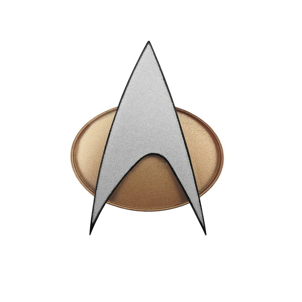 Star Trek The Next Generation Chirping Communicator Abzeichen, TNG ComBadge (Non-Bluetooth)