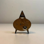 Star Trek The Next Generation Chirping Communicator Badge, TNG ComBadge (Non-Bluetooth)