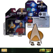 Star Trek The Next Generation Chirping Communicator Abzeichen, TNG ComBadge (Non-Bluetooth)