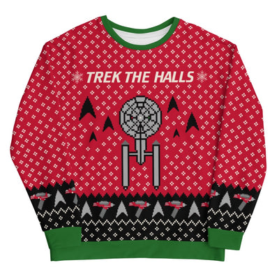 Star Trek: The Original Series Trek The Halls Adult Sweatshirt