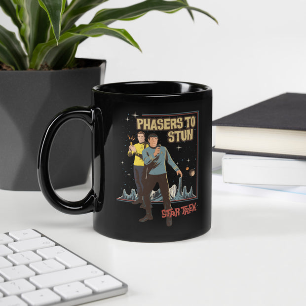 Star Trek: The Original Series Phasers To Stun Schwarzer Becher