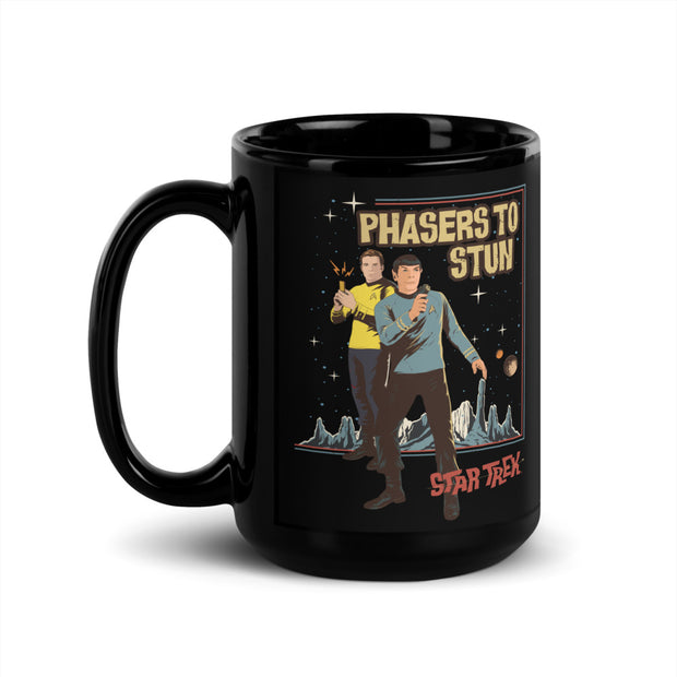 Star Trek: The Original Series Phasers To Stun Schwarzer Becher