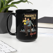 Star Trek: The Original Series Phasers To Stun Schwarzer Becher
