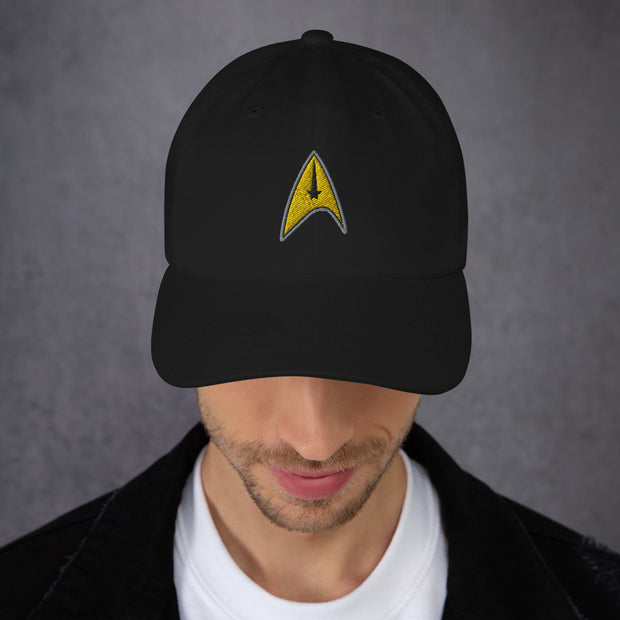 Star Trek: Strange New Worlds Gesticktes Kommandoabzeichen Dad Hat