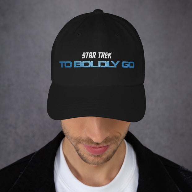 Star Trek To Boldly Go Casquette de papa brodée