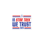 Star Trek In Star Trek We Trust Aufkleber