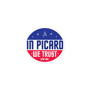 Star Trek In Picard We Trust Autocollant