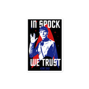 Star Trek In Spock We Trust Autocollant