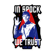 Star Trek In Spock We Trust Sticker