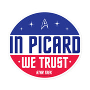 Star Trek In Picard We Trust Autocollant