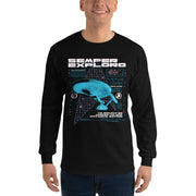 Star Trek: The Original Series Enterprise Semper Exploro Unisex T-Shirt mit langen Ärmeln