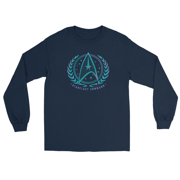 Star Trek: The Original Series T-shirt à manches longues avec l'insigne de Starfleet