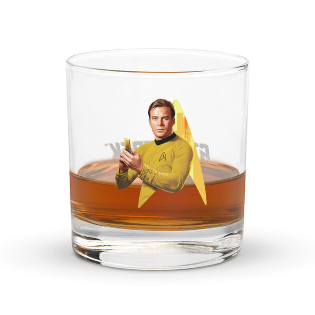 Star Trek: The Original Series Kirk Rocks Glass