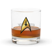 Star Trek: The Original Series Command Delta Rocks Glass