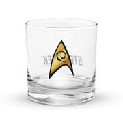 Star Trek: The Original Series Engineering Delta Rocks Glass