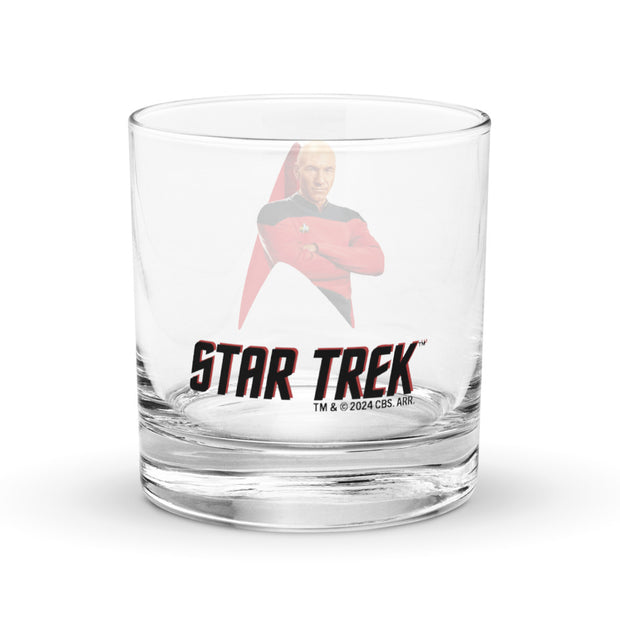 Star Trek: The Next Generation Picard Rocks Glass