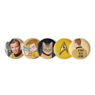 Star Trek: The Original Series Ensemble d'épinglettes du capitaine Kirk