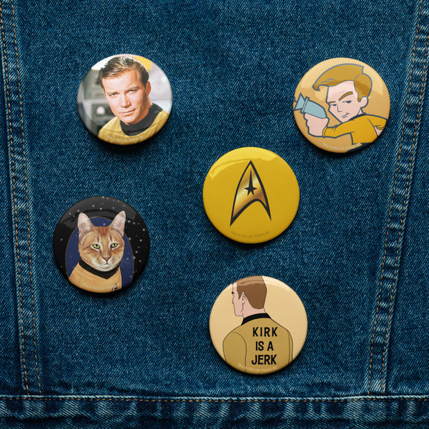 Star Trek: The Original Series Captain Kirk Pin Set