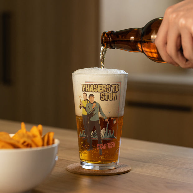 Star Trek: The Original Series Phasers To Stun Shaker Pint Glass