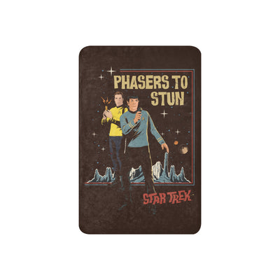 Star Trek: The Original Series Phasers To Stun Premium Sherpa Decke