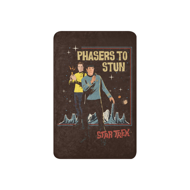 Star Trek: The Original Series Phasers To Stun Premium Sherpa Decke