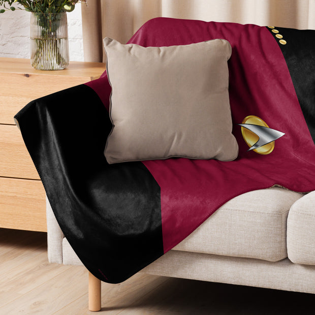 Star Trek: The Next Generation Command Uniform Premium Sherpa Blanket