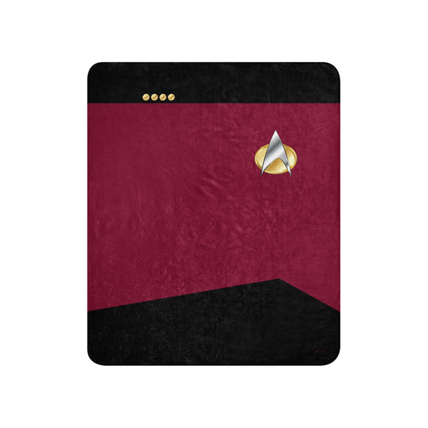 Star Trek: The Next Generation Command Uniform Premium Sherpa Blanket