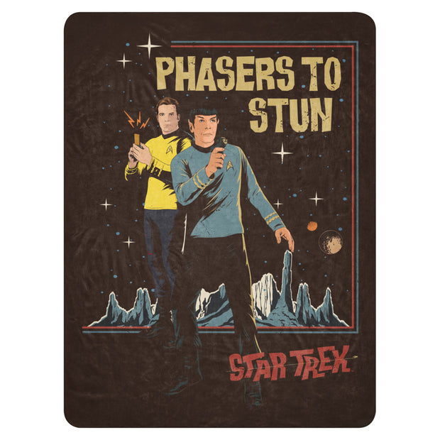 Star Trek: The Original Series Phasers To Stun Premium Sherpa Decke