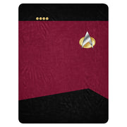Star Trek: The Next Generation Command Uniform Premium Sherpa Blanket
