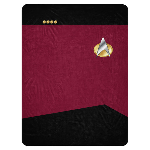 Star Trek: The Next Generation Command Uniform Premium Sherpa Blanket