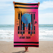 Star Trek: The Original Series Serviette de plage Enterprise