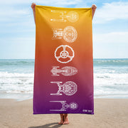 Serviette de plage Star Trek Ships Of The Line