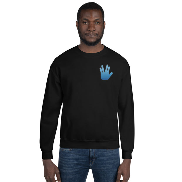 Star Trek Vulcan Salute Brodée Crewneck