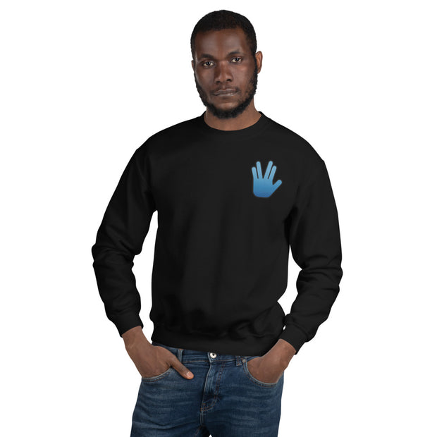 Star Trek Vulcan Salute Brodée Crewneck