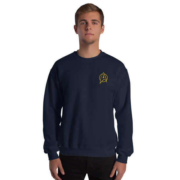 Star Trek:The Original Series Delta Besticktes Sweatshirt