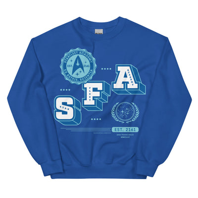 Star Trek Starfleet Academy SFA Sweatshirt mit Rundhalsausschnitt