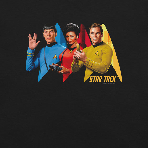 Star Trek: The Original Series T-Shirt unisexe Groupe de personnages