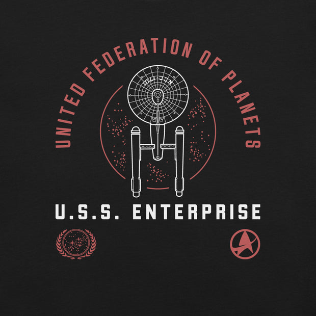 Star Trek Fédération des planètes unies T-Shirt unisexe