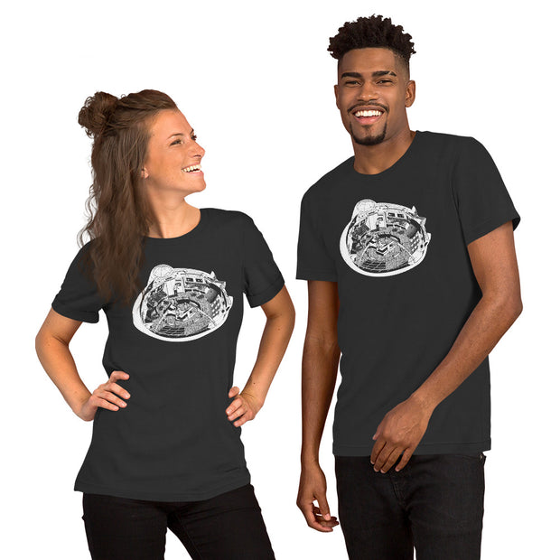 Star Trek: The Original Series The Bridge Unisex T-Shirt Dark Grey