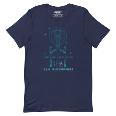 Star Trek: The Next Generation U.S.S. Enterprise NCC-1701 Unisex T-Shirt