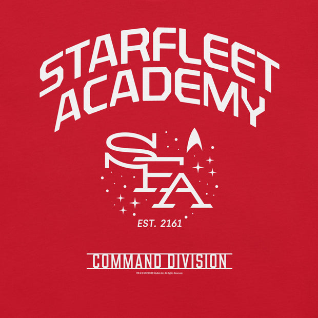 Star Trek Starfleet Academy T-shirt de la division de commandement