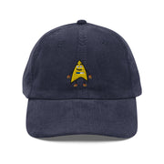 Star Trek Badgey Vintage Corduroy Embroidered Cap