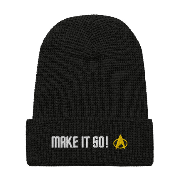 Star Trek: The Next Generation Make It So! Embroidered Waffle Beanie