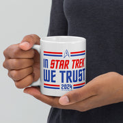 Star Trek In Star Trek We Trust Weißer Becher