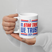 Star Trek In Star Trek We Trust Weißer Becher