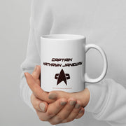 Star Trek Janeway Café, noir. Tasse blanche